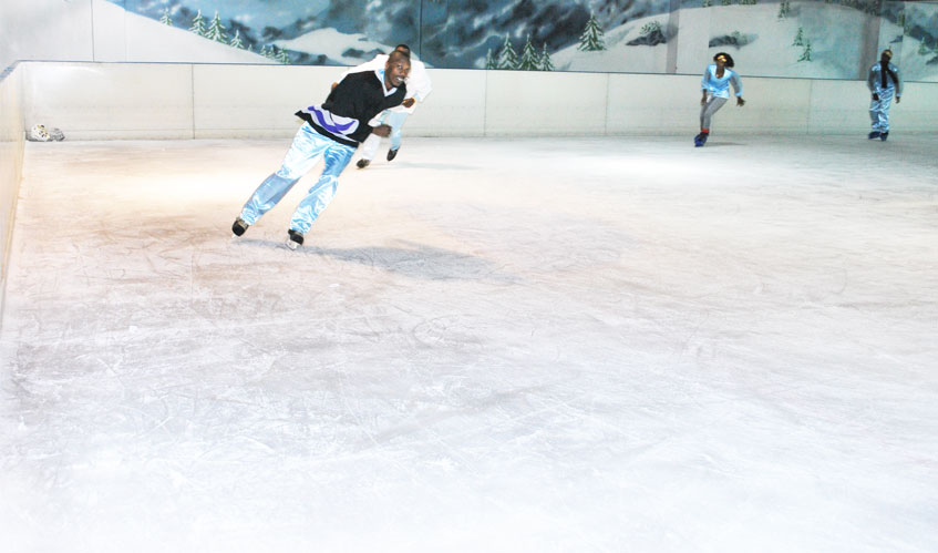 Nairobi Ice skating 2015 africa