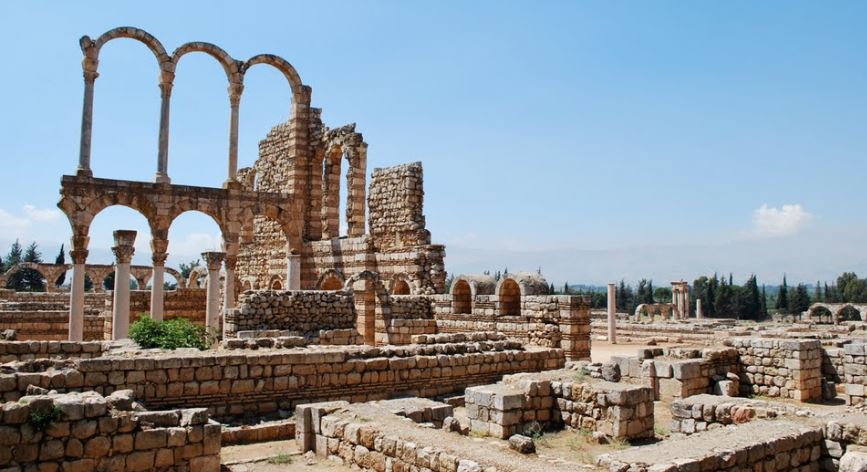 Anjar, Lebanon - ancient ruins.